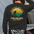 Retro Asharoken New York Big Foot Souvenir Back Print Long Sleeve T-shirt