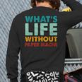 Retro Paper-Mache What's Life Without Paper-Mache Back Print Long Sleeve T-shirt