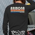 Retro Vintage 70S 80S Style Armona Ca Back Print Long Sleeve T-shirt