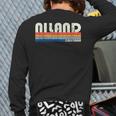Retro Vintage 70S 80S Style Niland Ca Back Print Long Sleeve T-shirt