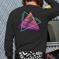 Retro Vintage Classic Kantele Player Instrument Back Print Long Sleeve T-shirt