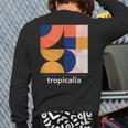 Tropicalia Vintage Latin Jazz Music Band Back Print Long Sleeve T-shirt