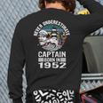 Never Underestimate Captain Born In 1952 Captain Sailing Back Print Long Sleeve T-shirt