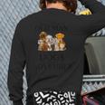 Never Underestimate An Old Man Who Loves Dogs In November Back Print Long Sleeve T-shirt