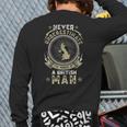 Never Underestimate The Power Of A British Man Back Print Long Sleeve T-shirt