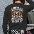 Never Underestimate The Power Of A Stewart Back Print Long Sleeve T-shirt