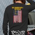 Uss Savannah Aor-4 Replenishment Oiler Ship Veterans Day Back Print Long Sleeve T-shirt