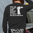 Vegan Quote For A Vegetarian Animal Rights Activists Back Print Long Sleeve T-shirt