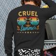Vintage Cruel Summer Beach Matching Summer Beach Lover Back Print Long Sleeve T-shirt