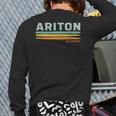 Vintage Stripes Ariton Al Back Print Long Sleeve T-shirt