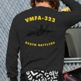 Vmfa-323 Fighter Attack Squadron FA-18 Hornet Jet Back Print Long Sleeve T-shirt