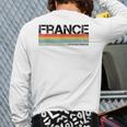 France And French Back Print Long Sleeve T-shirt