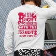 I See Right Through You With The Power Of Magnets Mri Tech Back Print Long Sleeve T-shirt