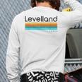 Vintage Levelland Tx Texas Usa Retro Back Print Long Sleeve T-shirt