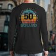 50 Year Old Birthday Squad Vintage 50Th B-Day Group Friends Back Print Long Sleeve T-shirt