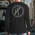 Archangel Michael Sigil Protection Courage Back Print Long Sleeve T-shirt
