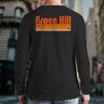 Aspen Hill Maryland Retro 80S Style Back Print Long Sleeve T-shirt