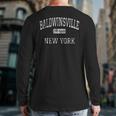 Baldwinsville New York Ny Vintage Back Print Long Sleeve T-shirt