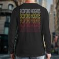 Bedford Heights Oh Vintage Style Ohio Back Print Long Sleeve T-shirt