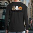 Boo To Bullying Unity Day Halloween Anti-Bullying Orange Back Print Long Sleeve T-shirt