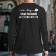 Cane Paratore Owners Back Print Long Sleeve T-shirt