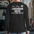 Cantabrian Water Owners Back Print Long Sleeve T-shirt