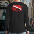 Dive Diver Scuba Diving Ocean Snorkel Snorkeling Back Print Long Sleeve T-shirt Dive Diver Scuba Diving Ocean Snorkel Snorkeling Back Print Long Sleeve T-shirt