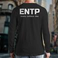 Entp Debater Analyst 16 Personality Test Back Print Long Sleeve T-shirt