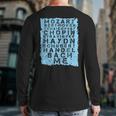 Famous Classical Music Composer Musician Mozart Back Print Long Sleeve T-shirt