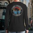 Fort Pierce Florida Fl Vintage Graphic Retro 70S Back Print Long Sleeve T-shirt