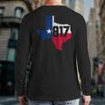 Fort Worth Area Code 817 Texas Souvenir Back Print Long Sleeve T-shirt