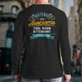 Tool Room Attendant Awesome Job Occupation Back Print Long Sleeve T-shirt