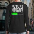 Future Mechanical Engineer Cool Graduation Back Print Long Sleeve T-shirt