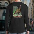 Georgia Turkey Hunting Time To Talk Turkey Back Print Long Sleeve T-shirt
