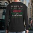 For Corrosion Engineer Corrosion Engineer Ugly Sweater Back Print Long Sleeve T-shirt