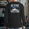 Grand Prairie Born In Grand Prairie Back Print Long Sleeve T-shirt