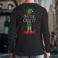I'm The Crafty Elf Family Matching Christmas Costume Back Print Long Sleeve T-shirt