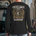 It's A Castellanos Thing You Wouldnt Understand Name Classic Back Print Long Sleeve T-shirt