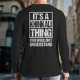 It's A Khinkali Thing You Wouldn't Understand Georgia Back Print Long Sleeve T-shirt