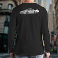 Jdm Prelude Bb5 Si Illustrated Graphic Back Print Long Sleeve T-shirt
