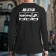 Jiu Jitsu Slap Bump Roll Brazilian Jiu Jitsu Back Print Long Sleeve T-shirt