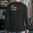 Keep Pressing Forward Philippians 314 Back Print Long Sleeve T-shirt Keep Pressing Forward Philippians 314 Back Print Long Sleeve T-shirt
