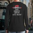 I Kissed A Chief Diversity Officer Married Dating An Back Print Long Sleeve T-shirt