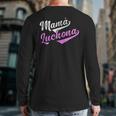 Mamá Luchona Madre Soltera Camisa Chistosa Para Mujer Back Print Long Sleeve T-shirt