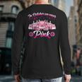 In October We Wear Pink Truckers Back Print Long Sleeve T-shirt