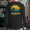 Retro Asharoken New York Big Foot Souvenir Back Print Long Sleeve T-shirt
