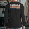 Retro Vintage 70S 80S Style Armona Ca Back Print Long Sleeve T-shirt
