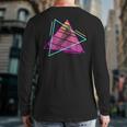Retro Vintage Classic Kantele Player Instrument Back Print Long Sleeve T-shirt