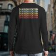 San Buenaventura California San Buenaventura Ca Retro Back Print Long Sleeve T-shirt