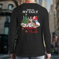 Santa Riding Coonhound This Is My Ugly Christmas Sweater Back Print Long Sleeve T-shirt